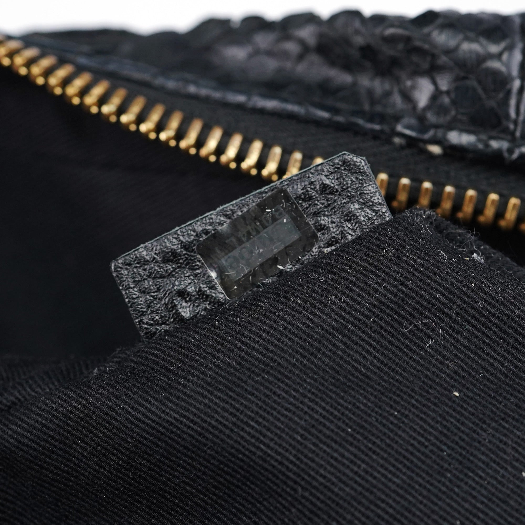 Black Python Paraty 2-Way Shoulder Bag