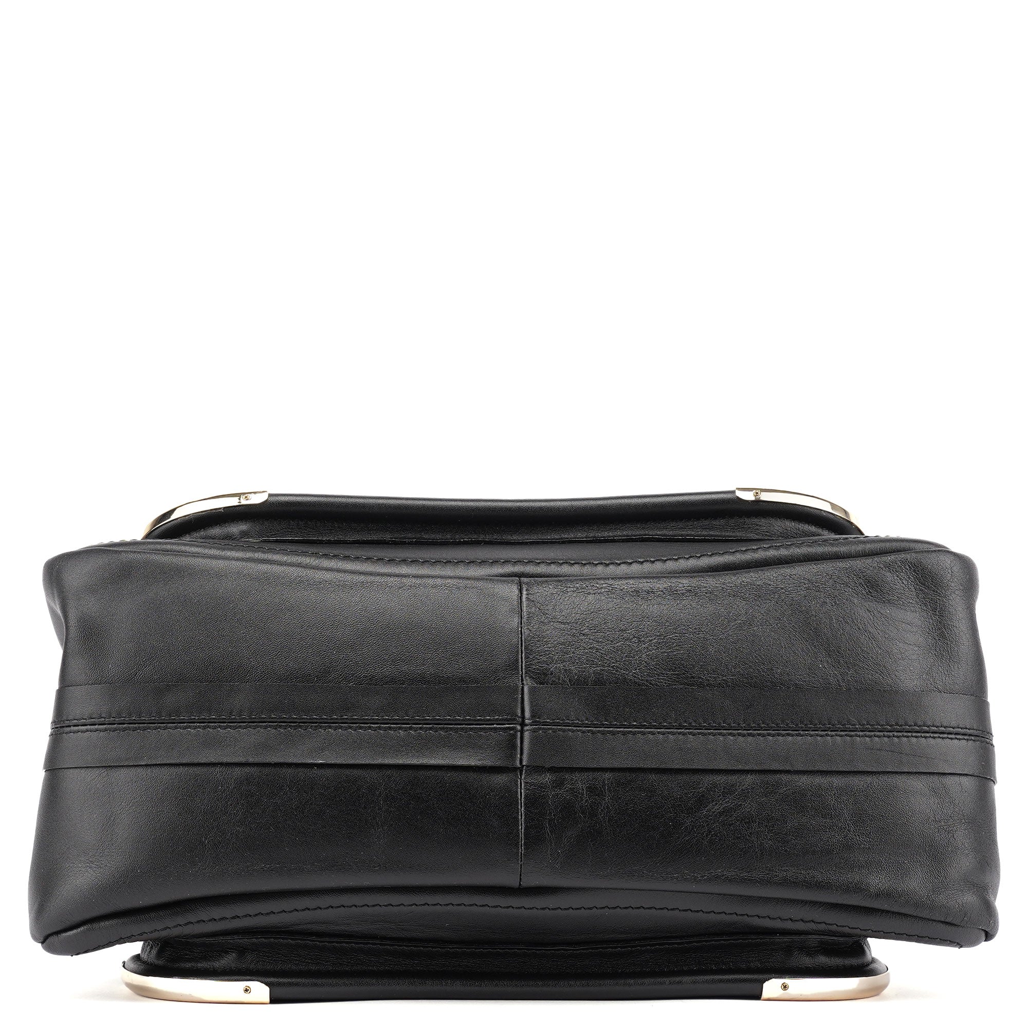 Black Silver Calfskin Paraty 2-Way Shoulder Bag