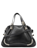 Black Silver Calfskin Paraty 2-Way Shoulder Bag