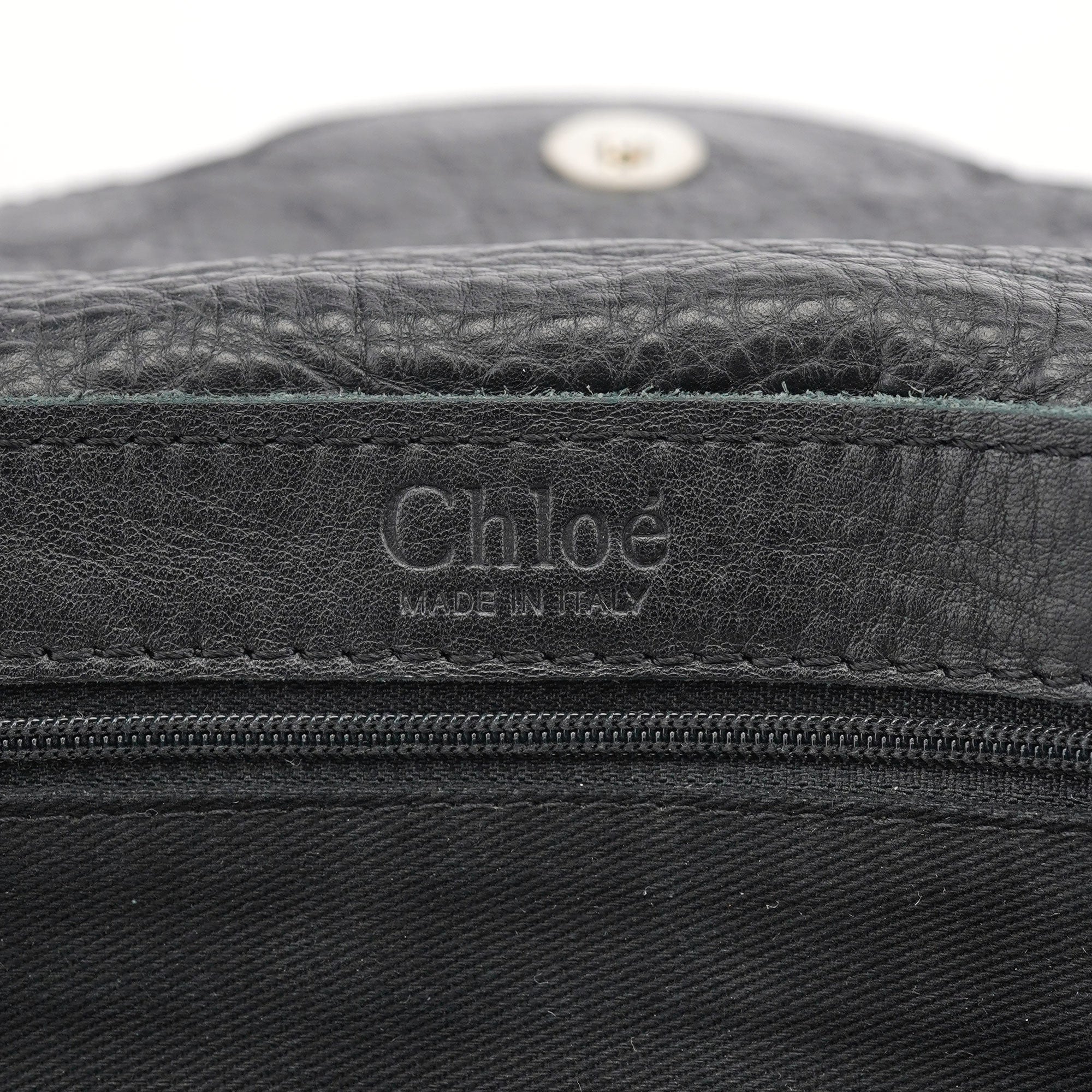 Black Studded Leather Tote Bag