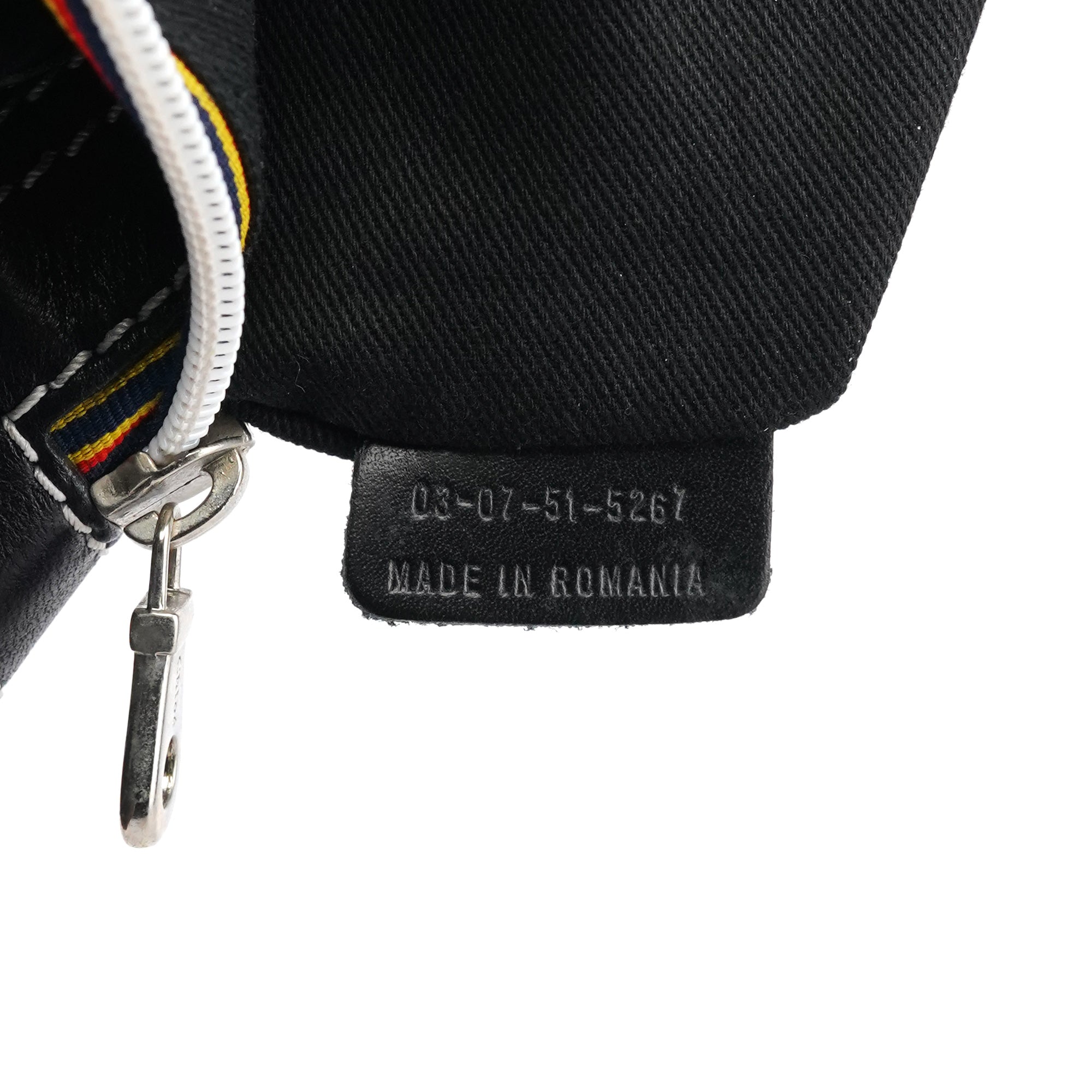 Black Studded Leather Tote Bag
