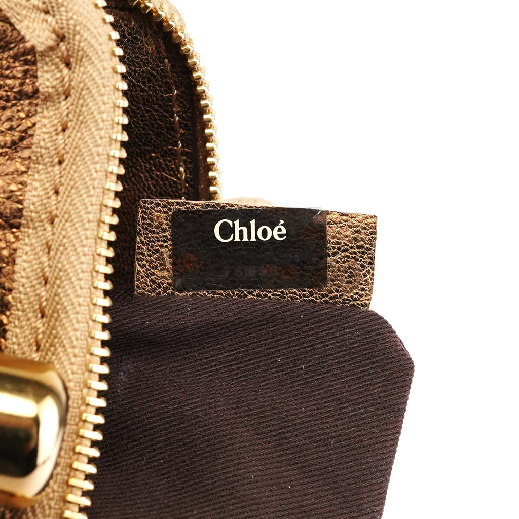 Bronze Leather Heloise Tote Bag