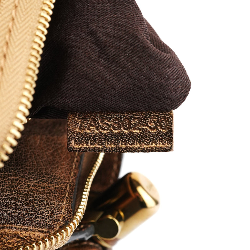 Bronze Leather Heloise Tote Bag