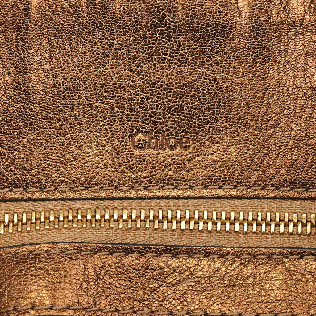 Bronze Leather Heloise Tote Bag