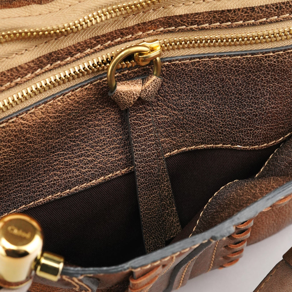 Bronze Leather Heloise Tote Bag