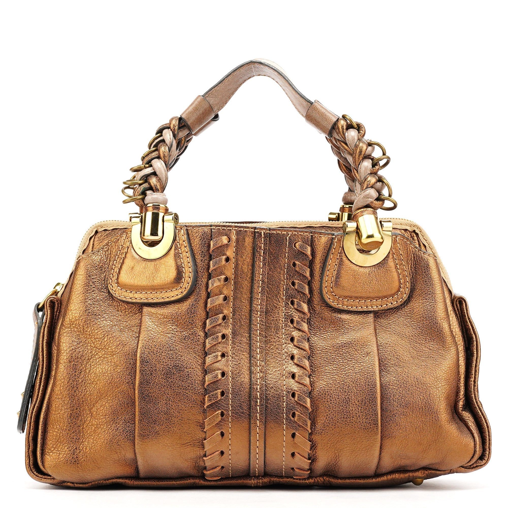 Bronze Leather Heloise Tote Bag