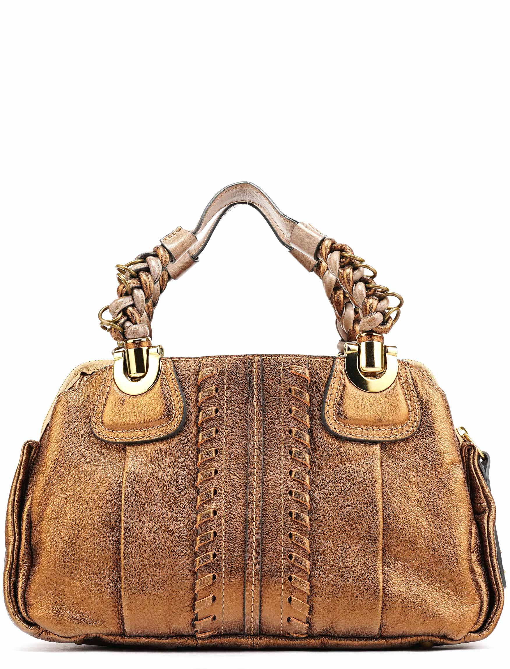 Bronze Leather Heloise Tote Bag