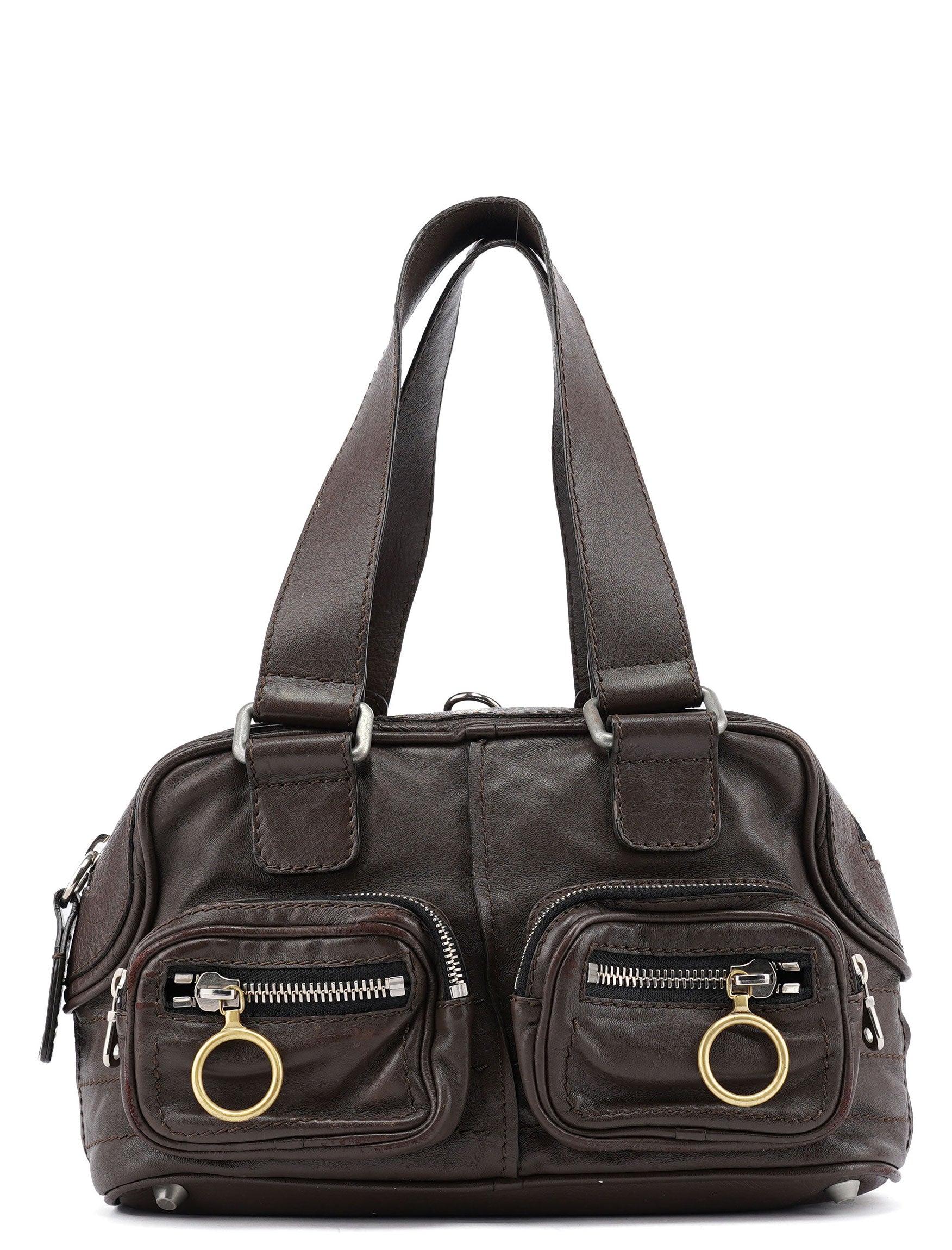 Brown Calfskin Betty Tote Bag