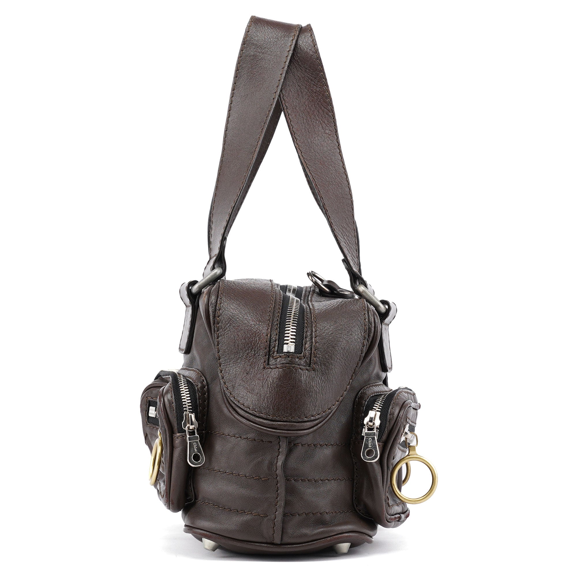 Brown Calfskin Betty Tote Bag