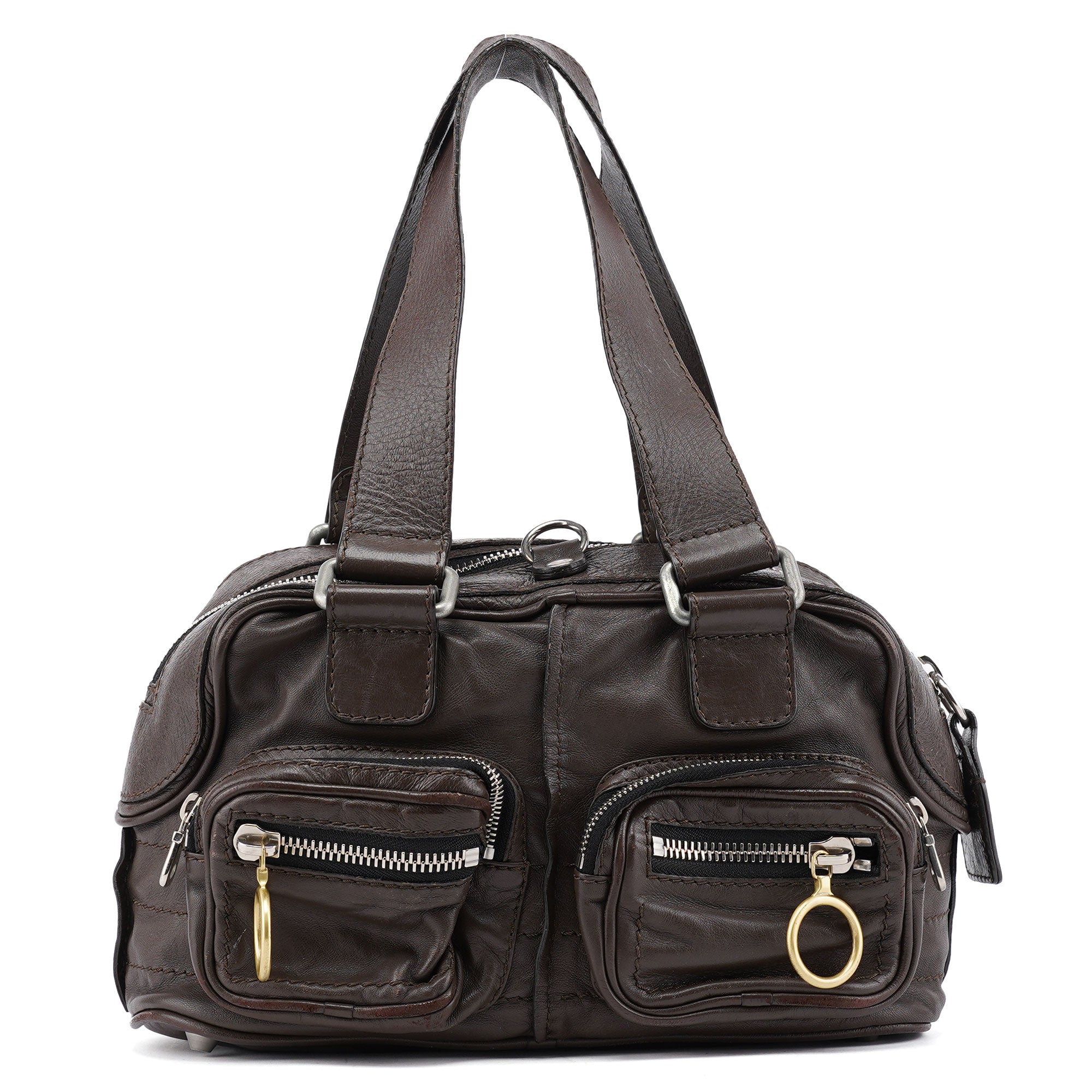 Brown Calfskin Betty Tote Bag