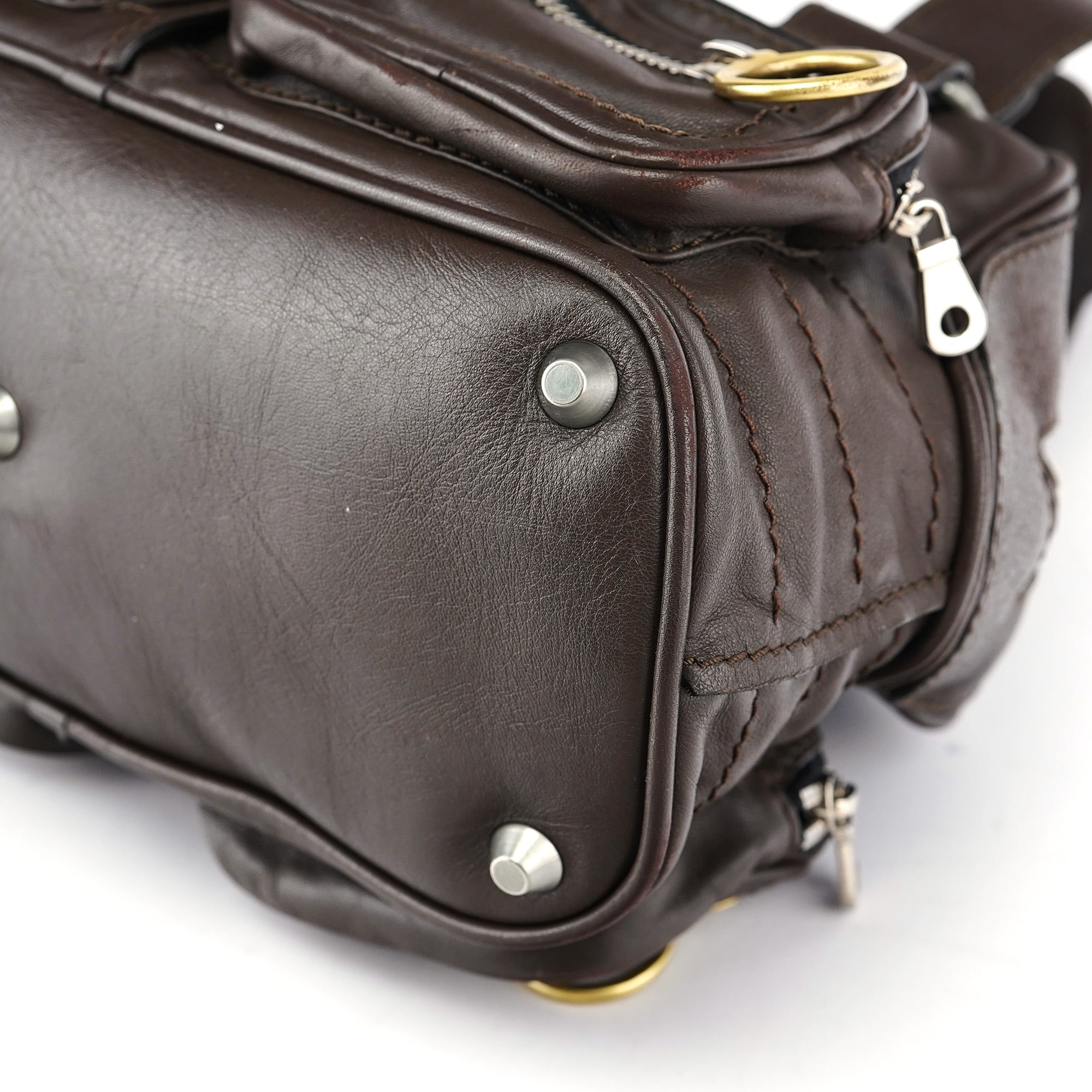 Brown Calfskin Betty Tote Bag