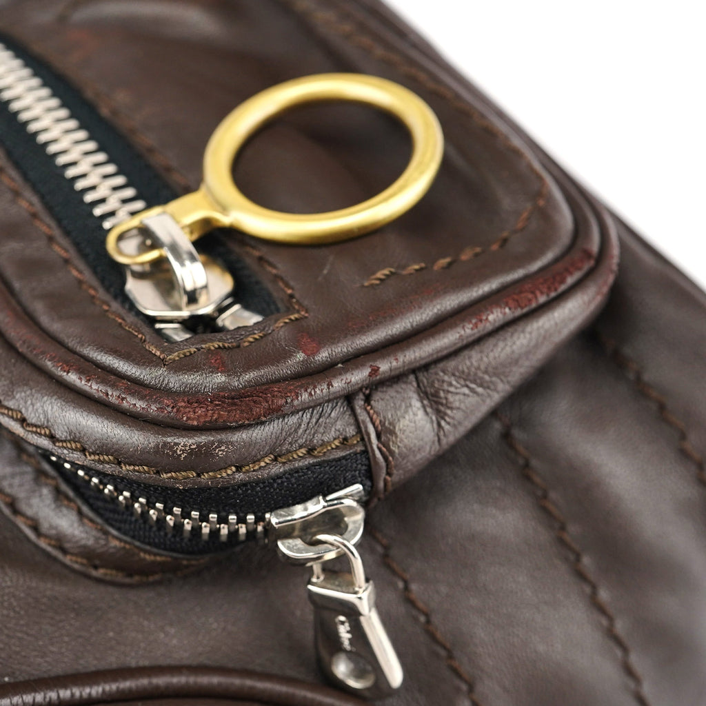 Brown Calfskin Betty Tote Bag