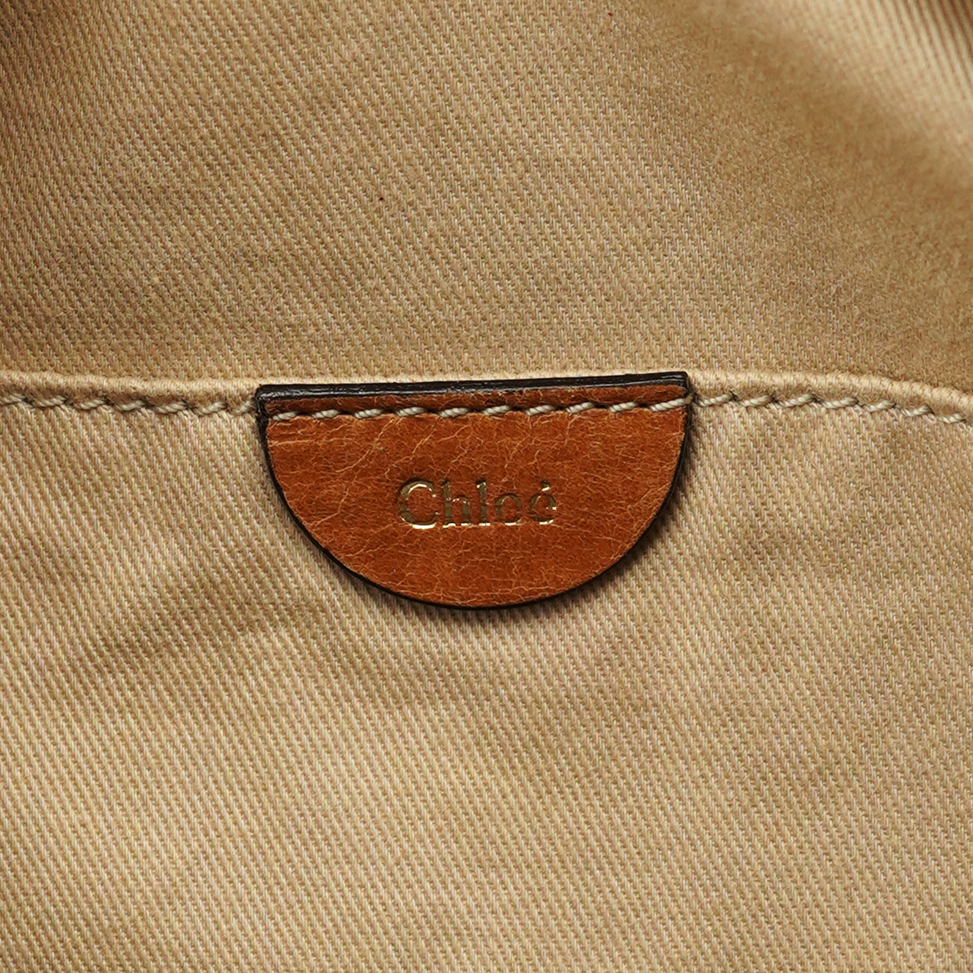 Brown Calfskin Boston 2-Way Bag