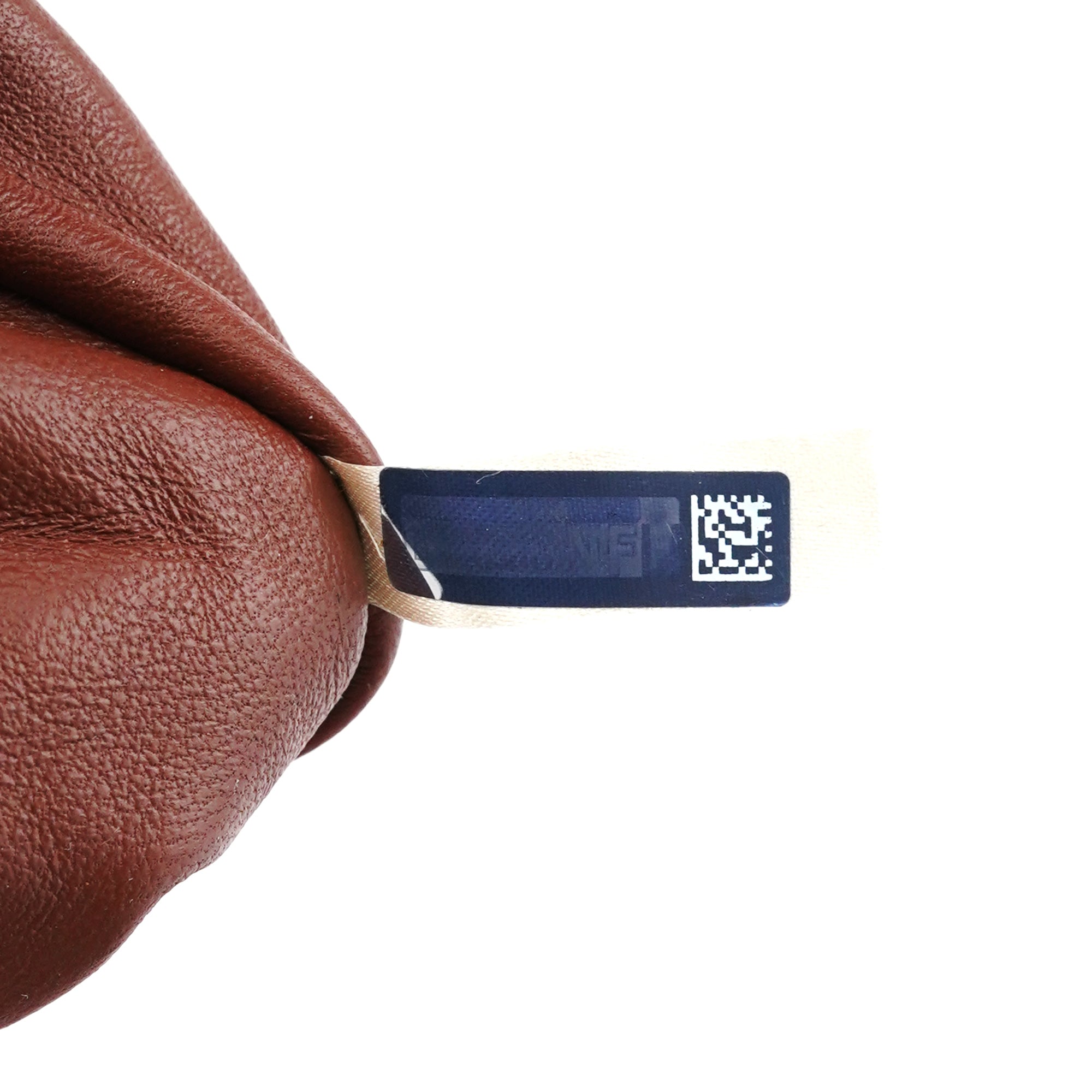 Brown Calfskin Leather C Shoulder Bag