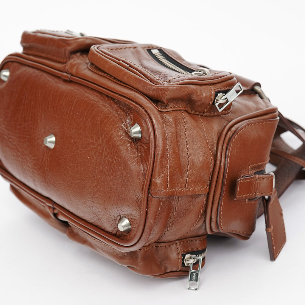 Brown Lambskin Betty Tote Bag
