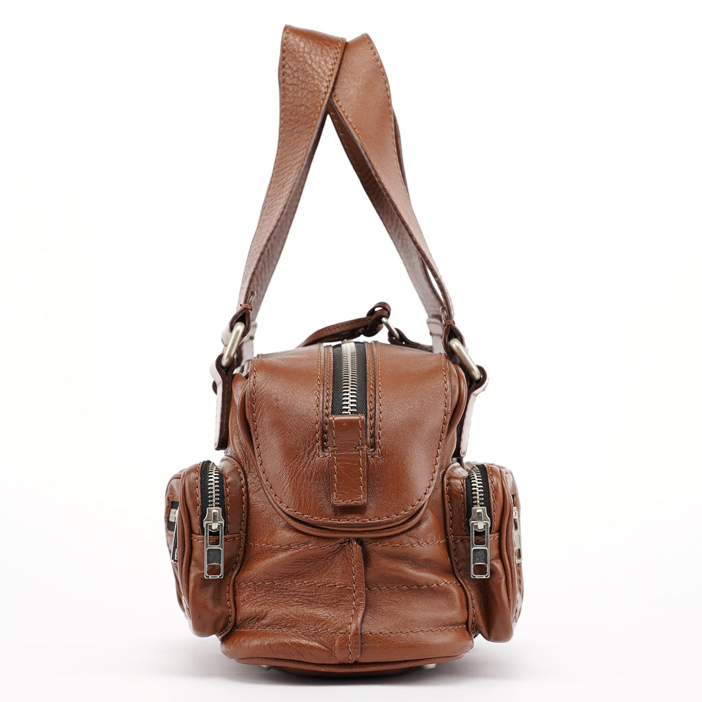 Brown Lambskin Betty Tote Bag