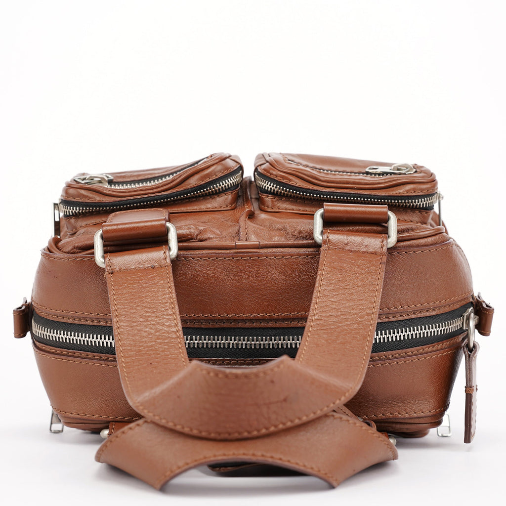 Brown Lambskin Betty Tote Bag