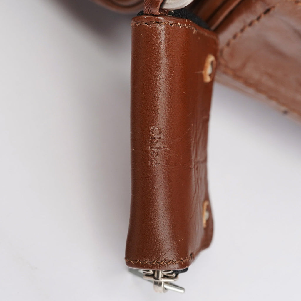 Brown Lambskin Betty Tote Bag