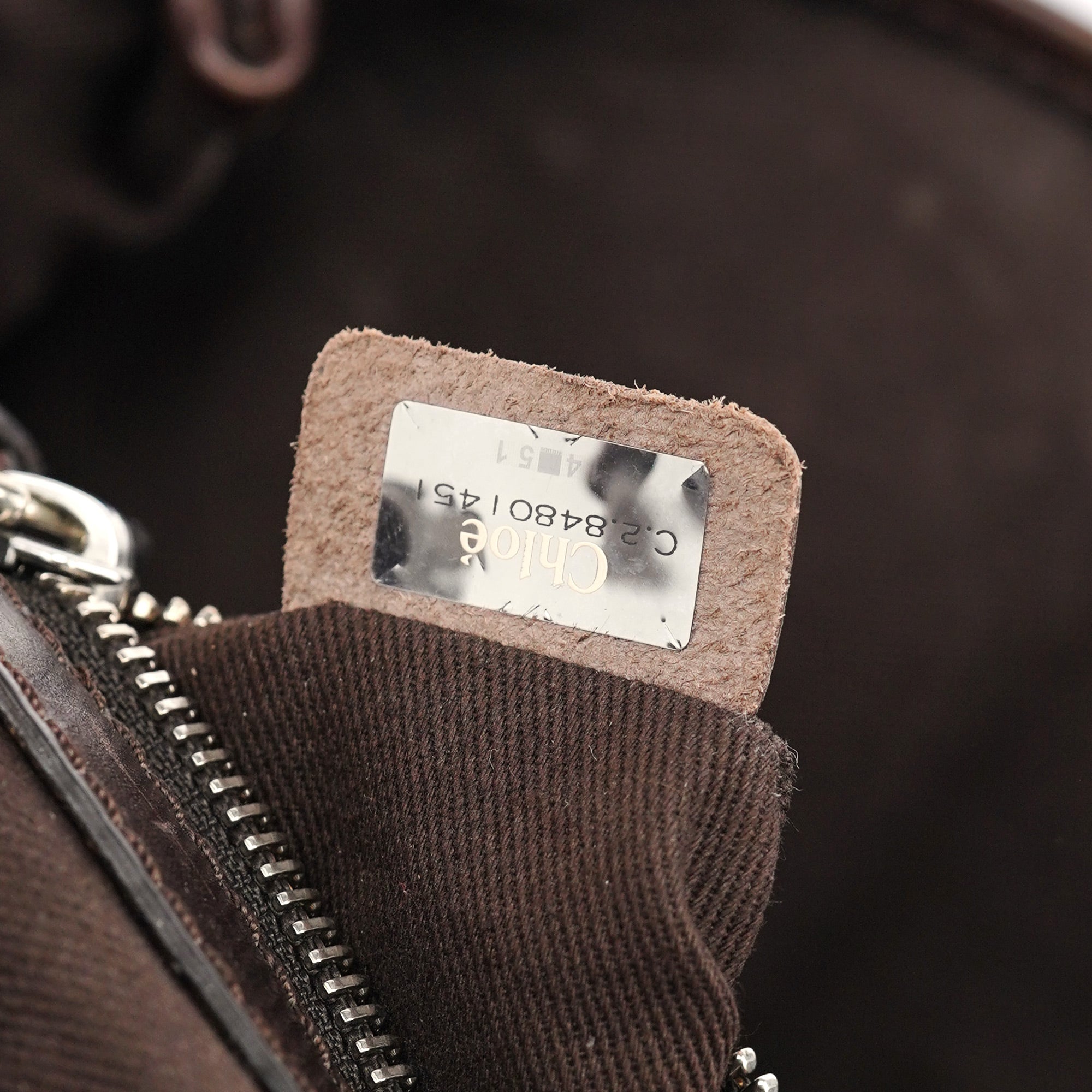 Brown Lambskin Kerala Shoulder Bag