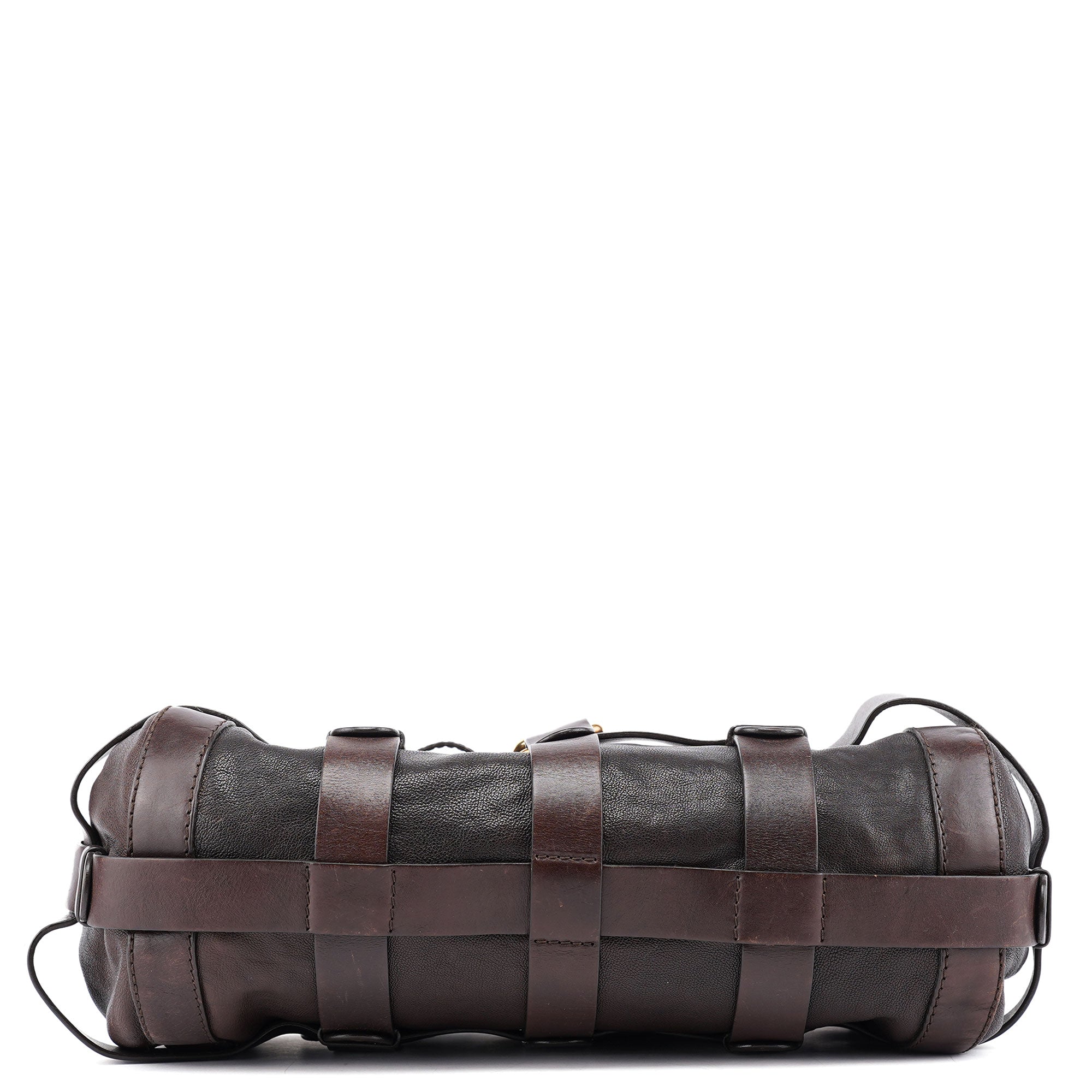 Brown Lambskin Kerala Shoulder Bag