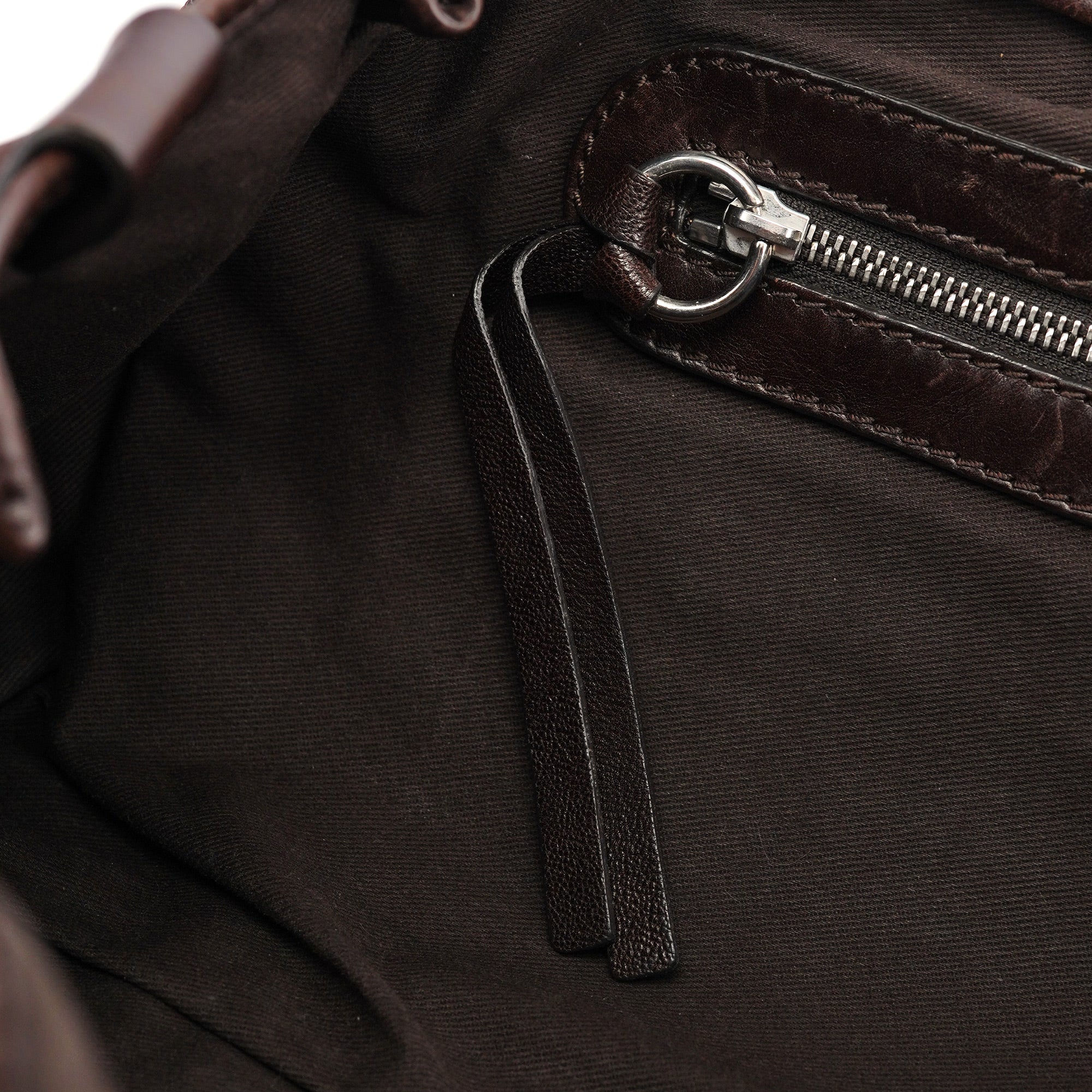 Brown Lambskin Kerala Shoulder Bag