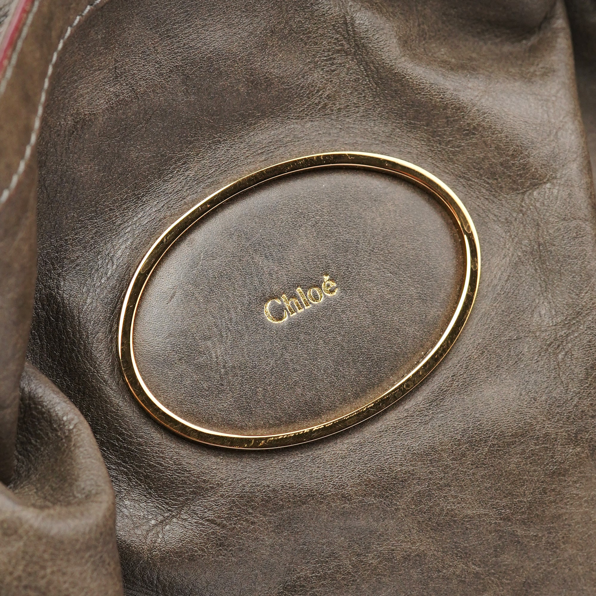Brown Lambskin Leather Tote Bag