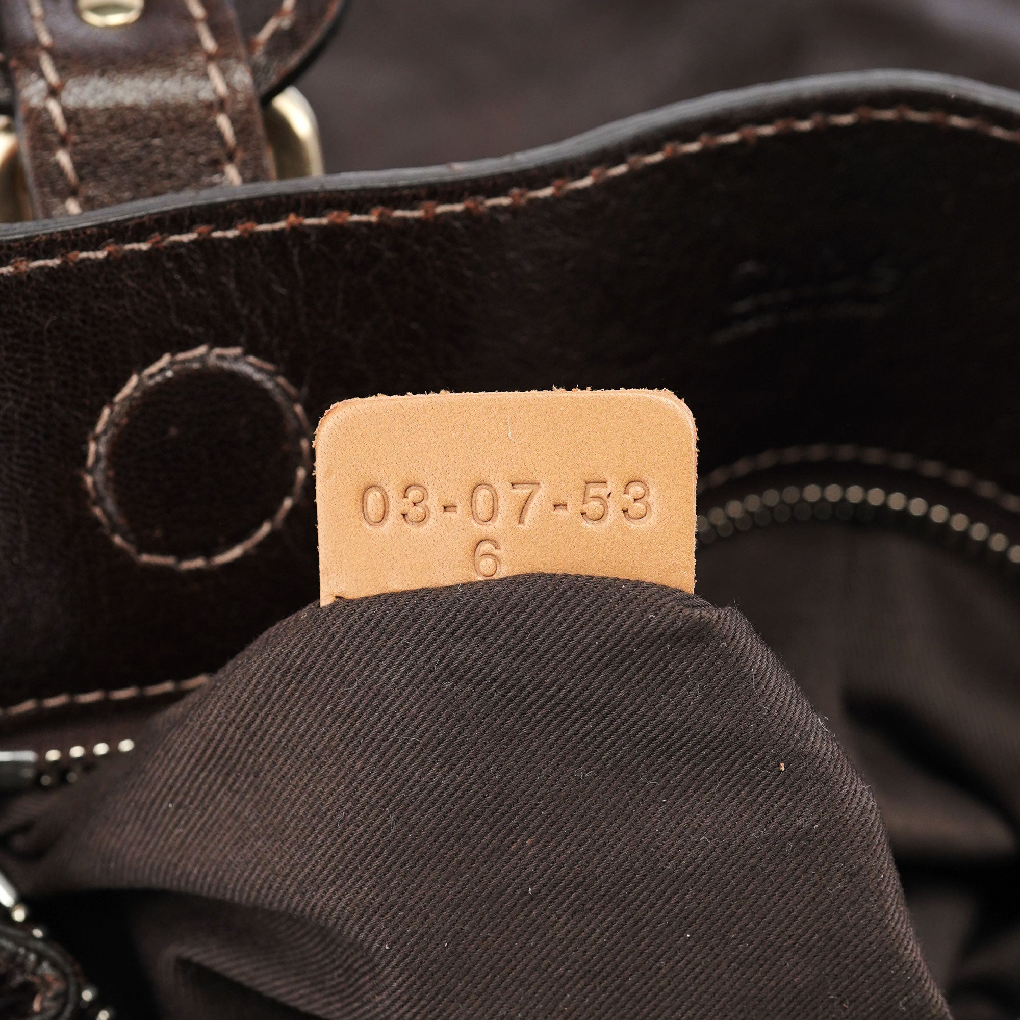 Brown Lambskin Paddington Tote Bag