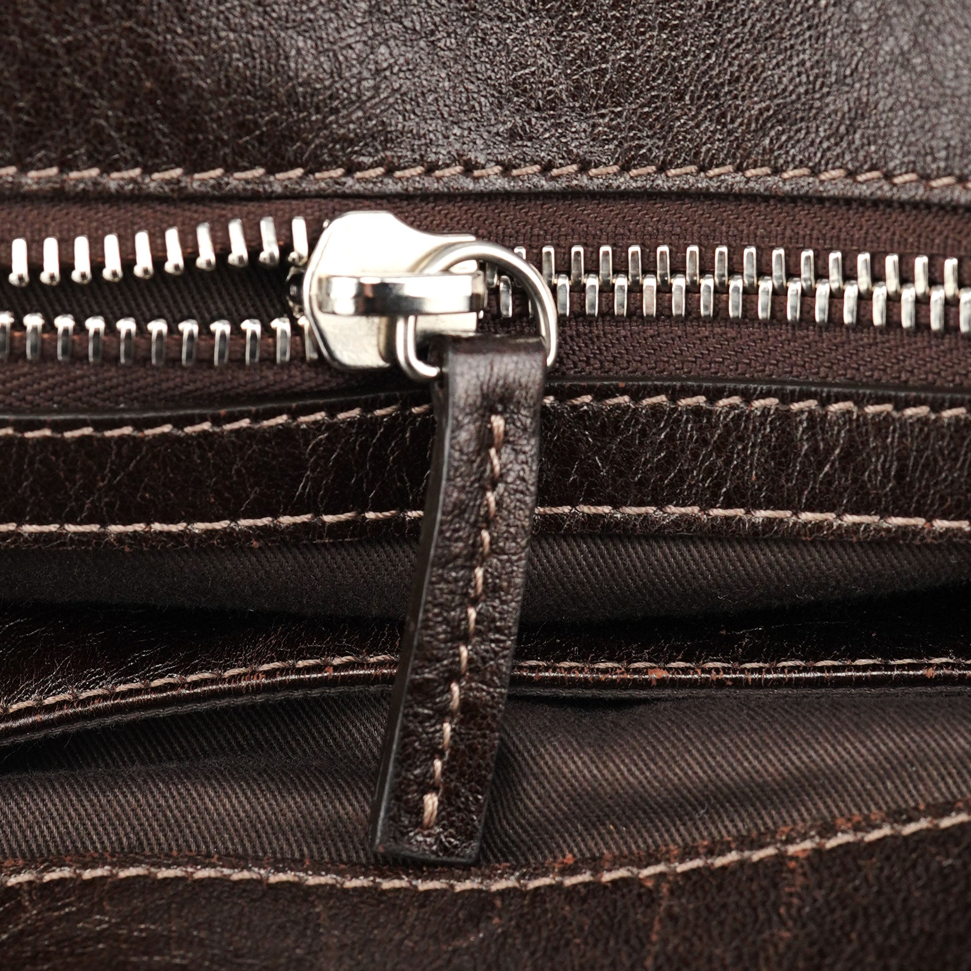 Brown Lambskin Paddington Tote Bag