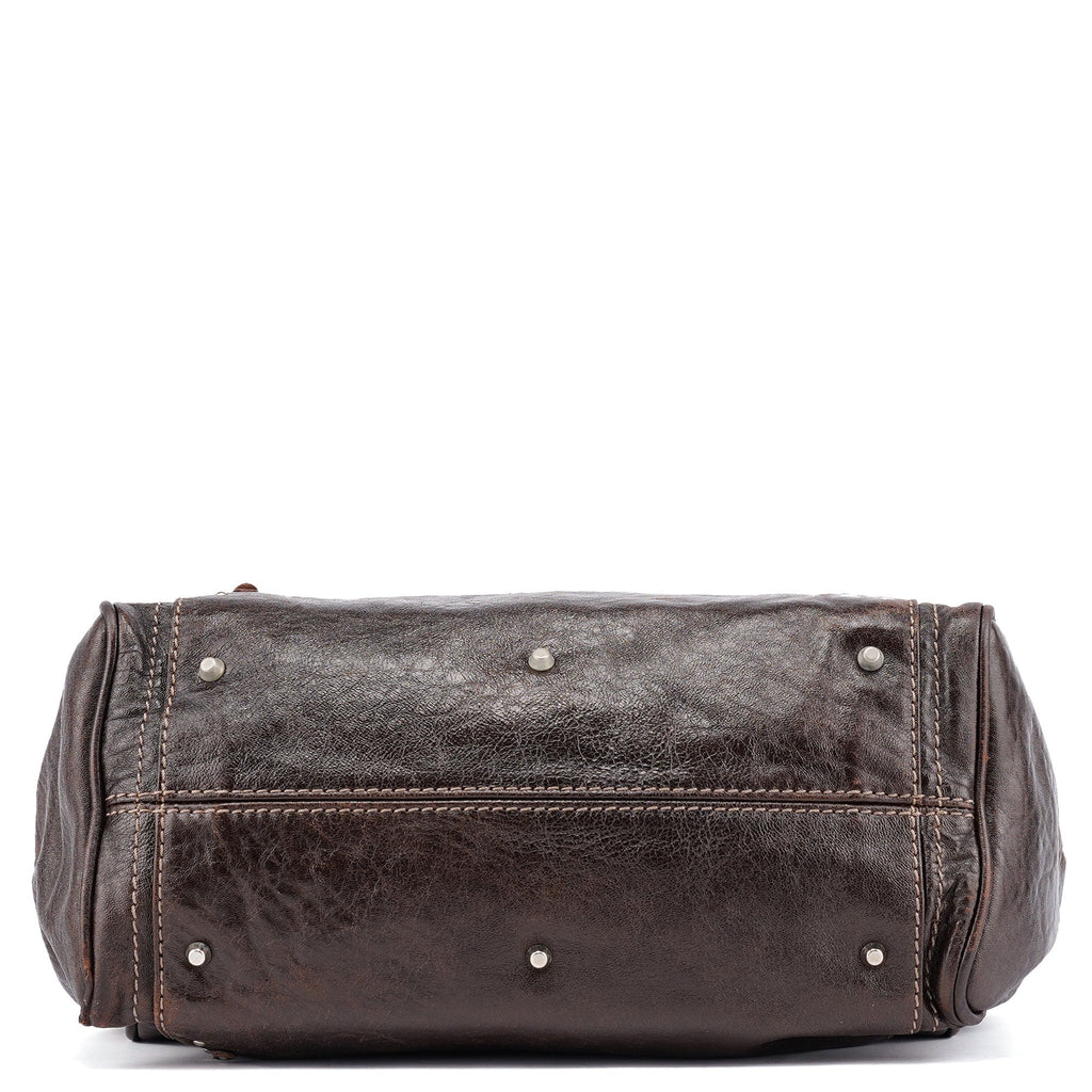 Brown Lambskin Paddington Tote Bag