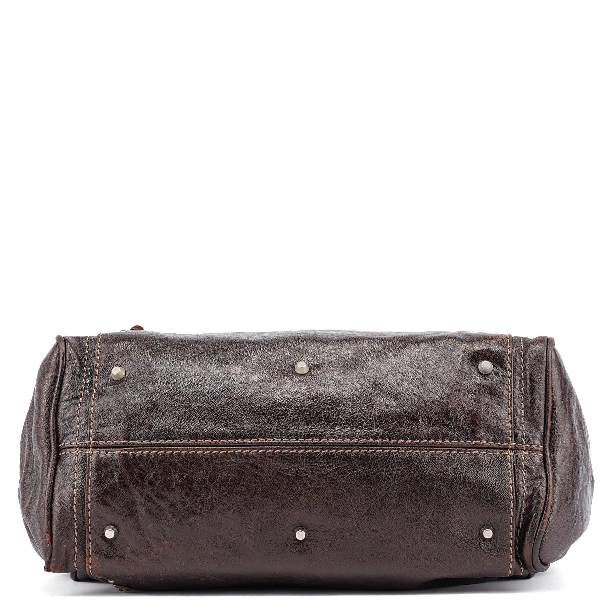 Brown Lambskin Paddington Tote Bag