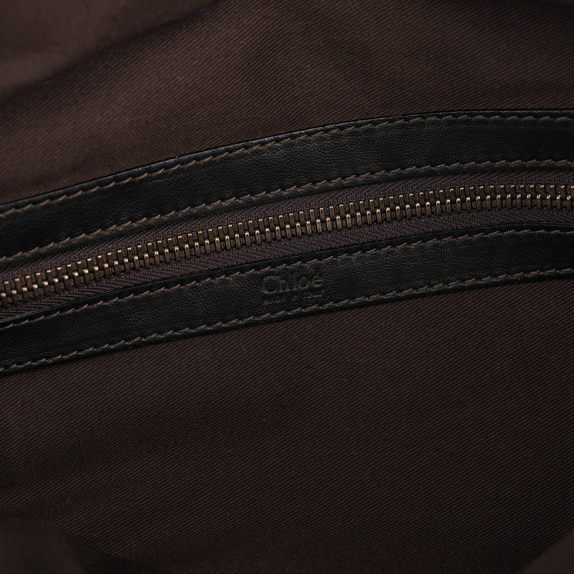 Brown Leather 2-Way Tote Bag