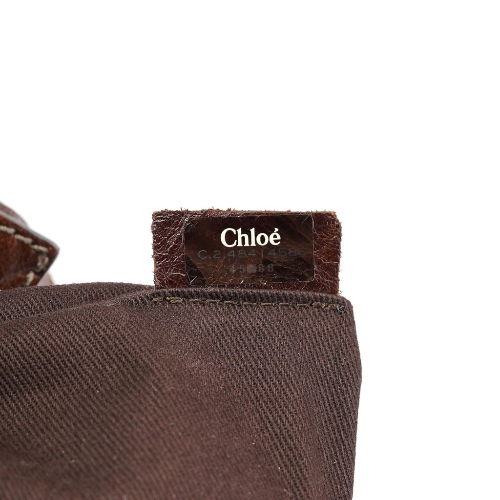 Brown Leather Bay 2-Way Bag