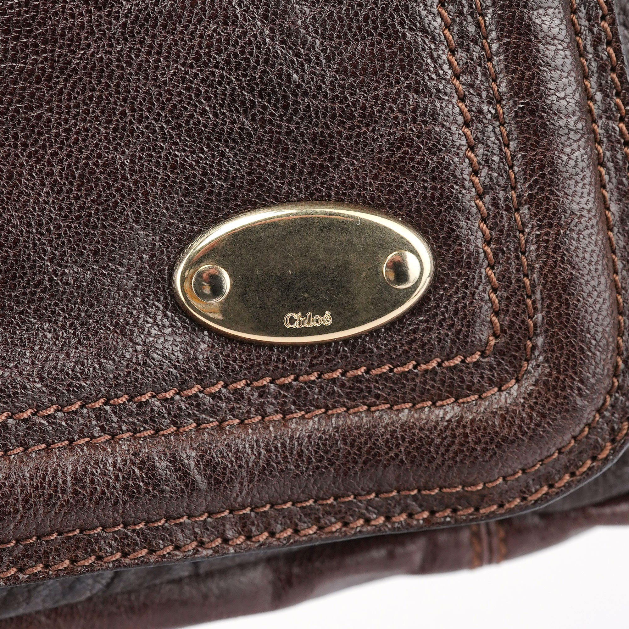 Brown Leather Bay 2-Way Tote Bag