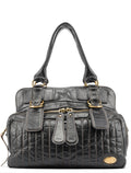 Brown Leather Bay Tote Bag