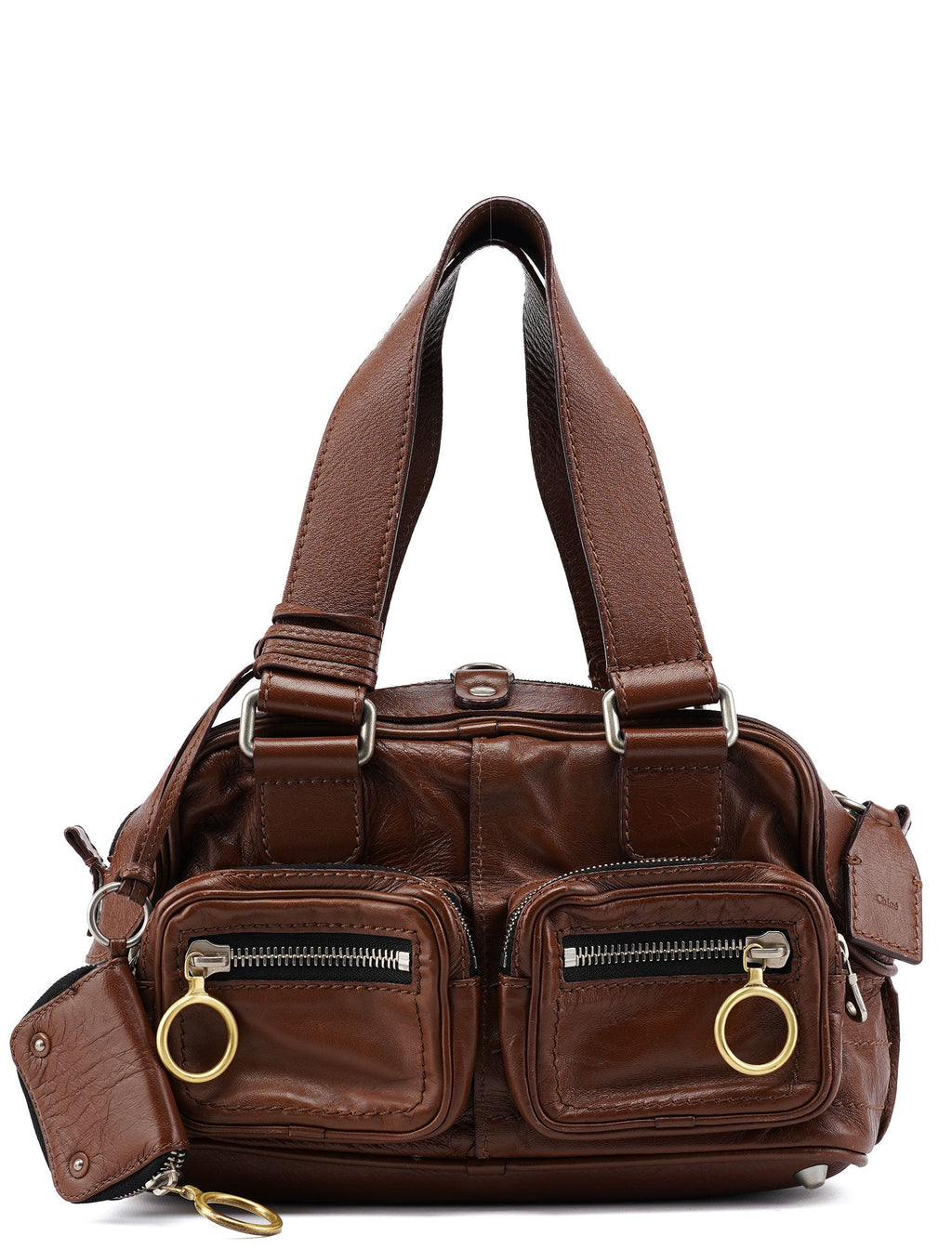 Brown Leather Betty Tote Bag