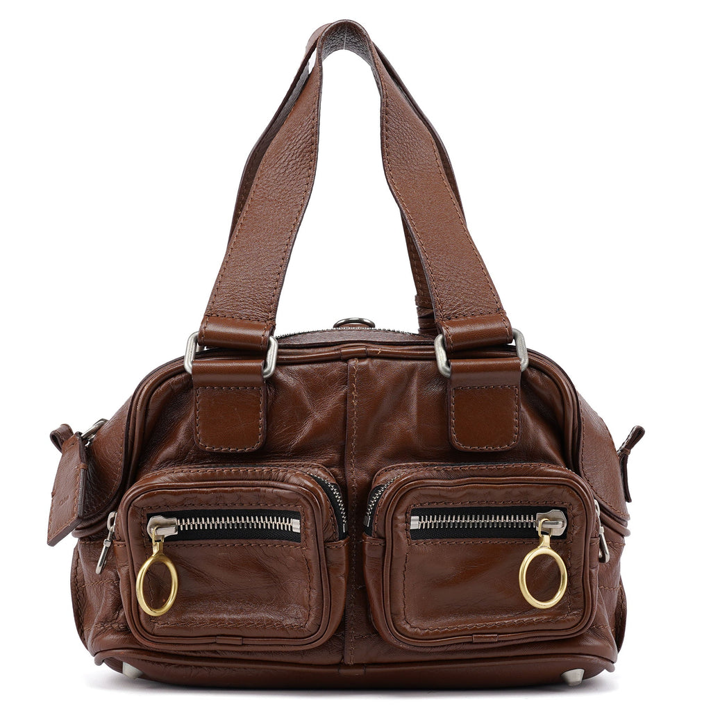Brown Leather Betty Tote Bag