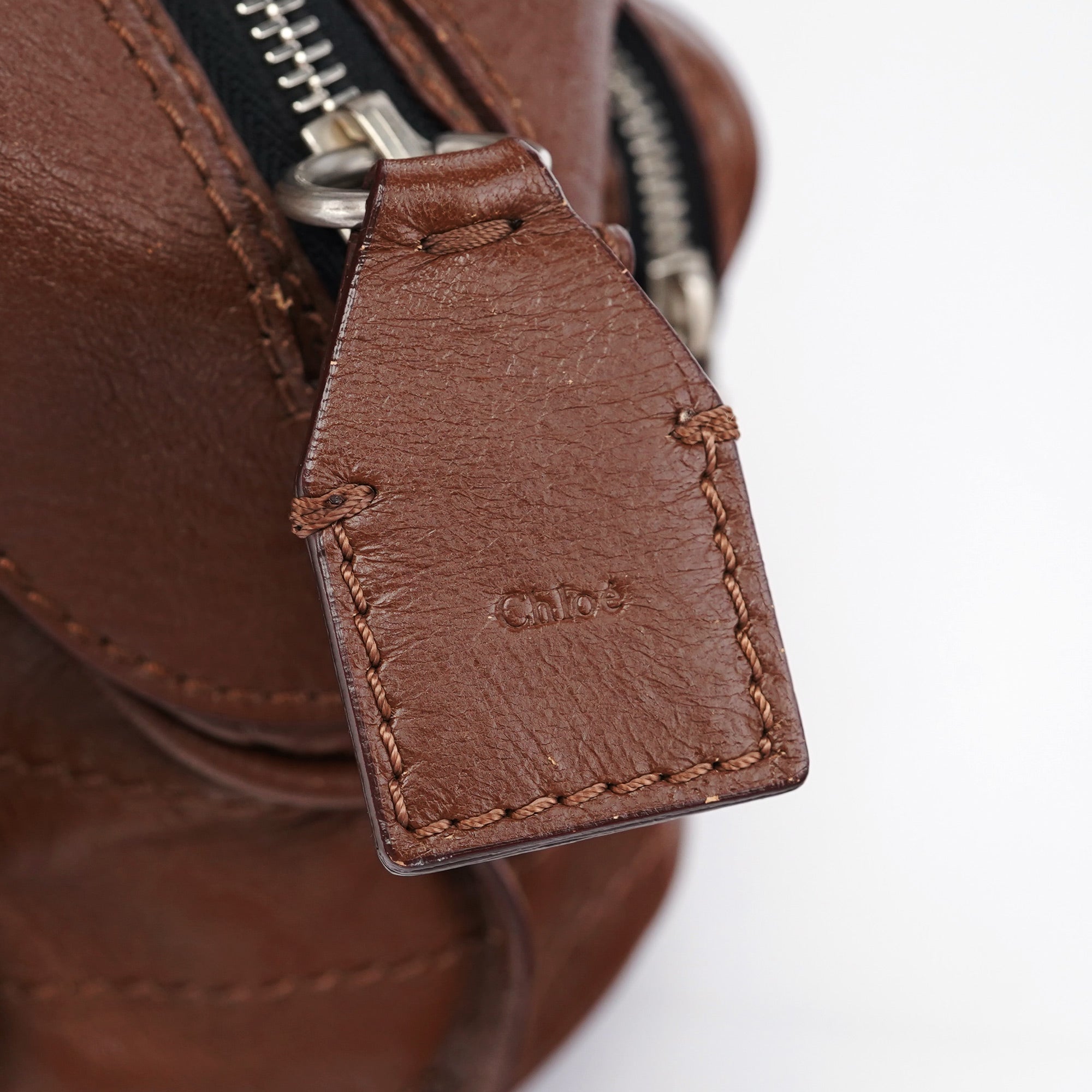 Brown Leather Betty Tote Bag