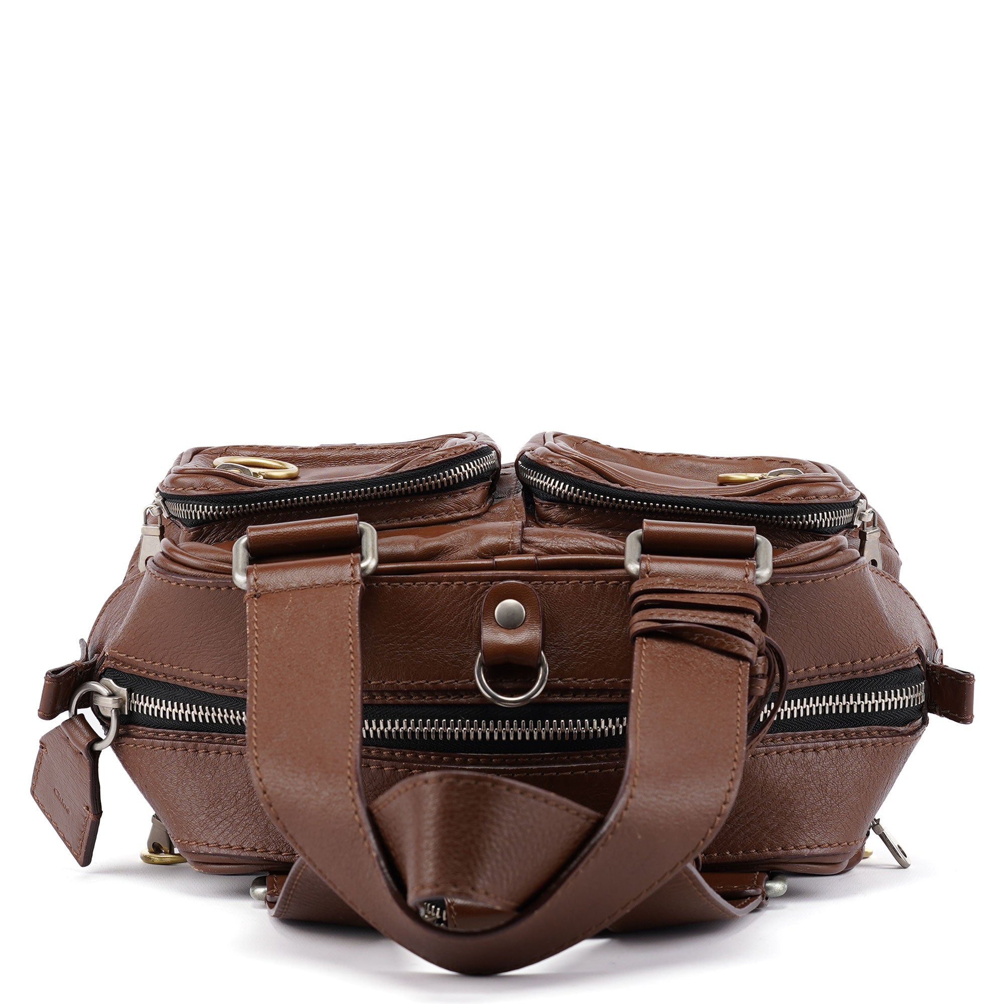 Brown Leather Betty Tote Bag