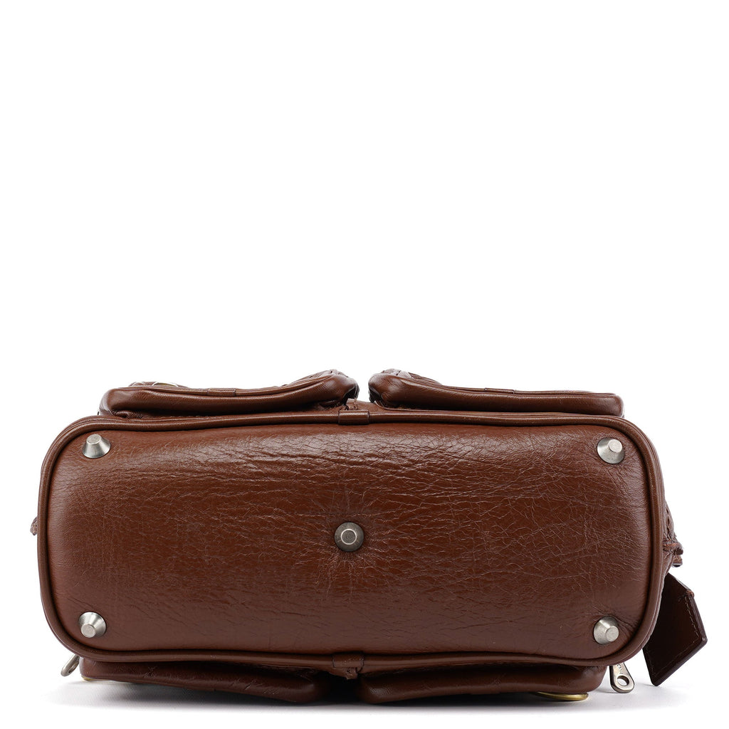 Brown Leather Betty Tote Bag