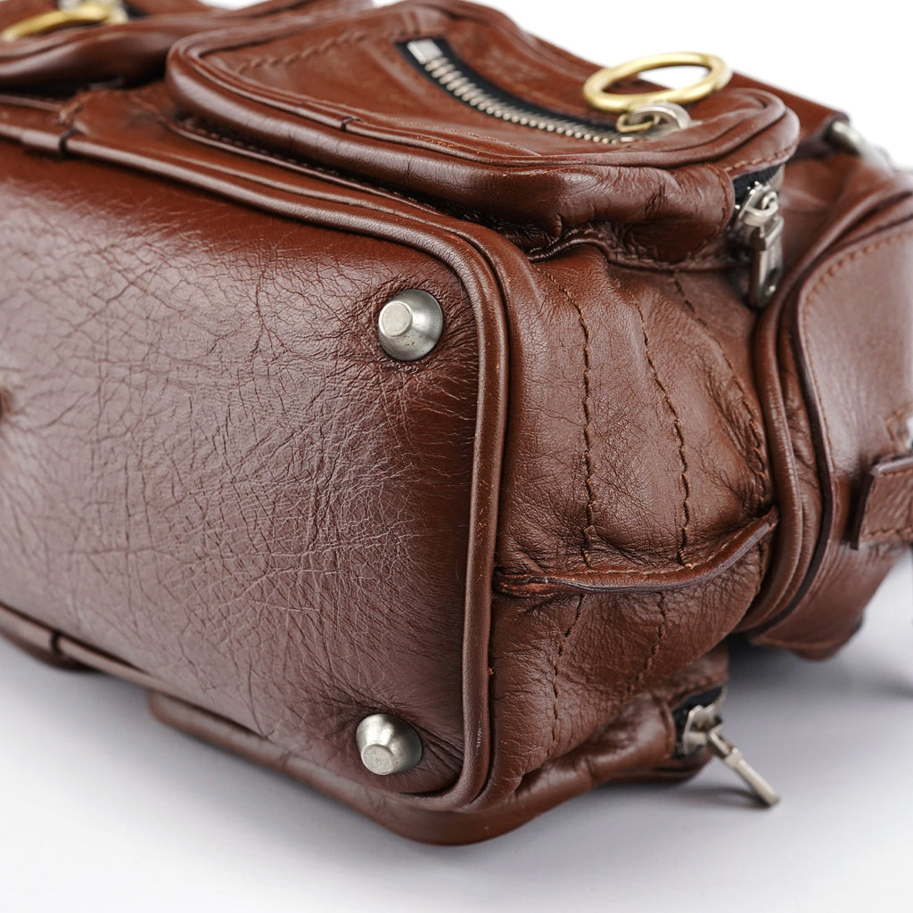 Brown Leather Betty Tote Bag