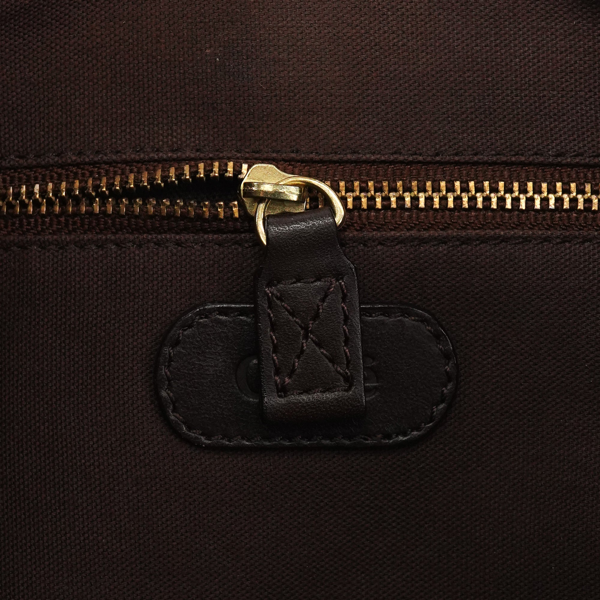 Brown Leather C Shoulder Bag