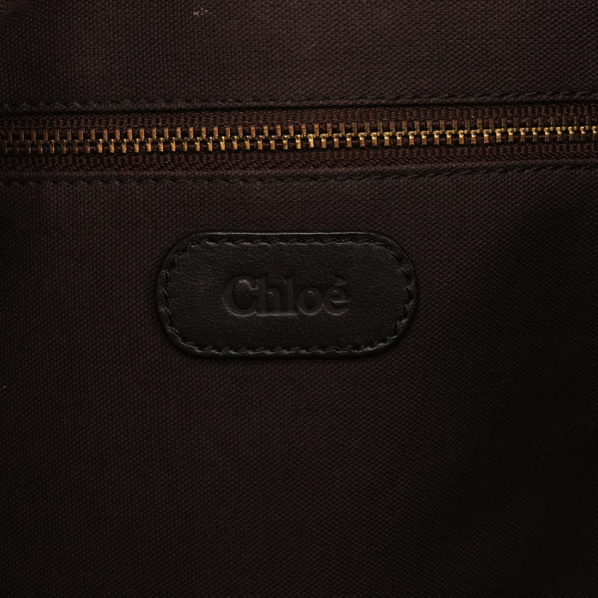 Brown Leather C Shoulder Bag