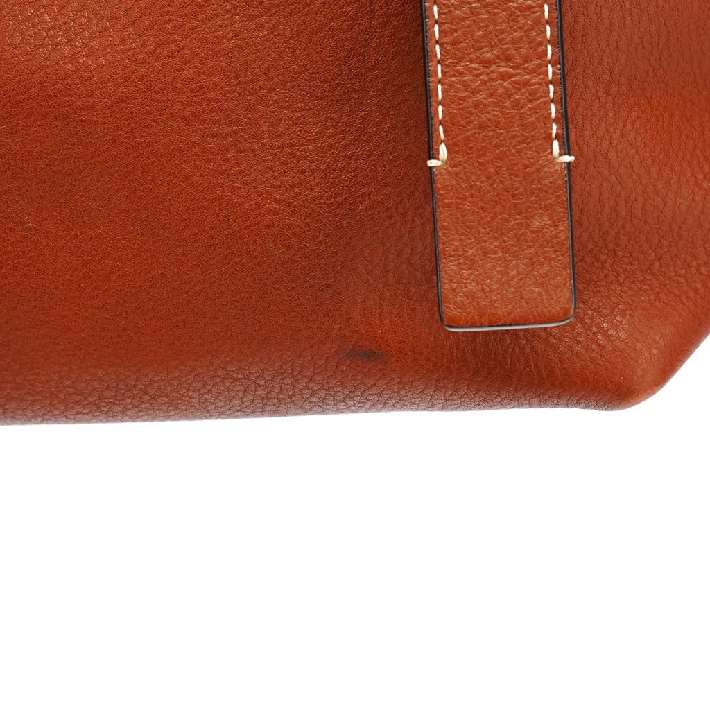 Brown Leather Darryl Tote Bag