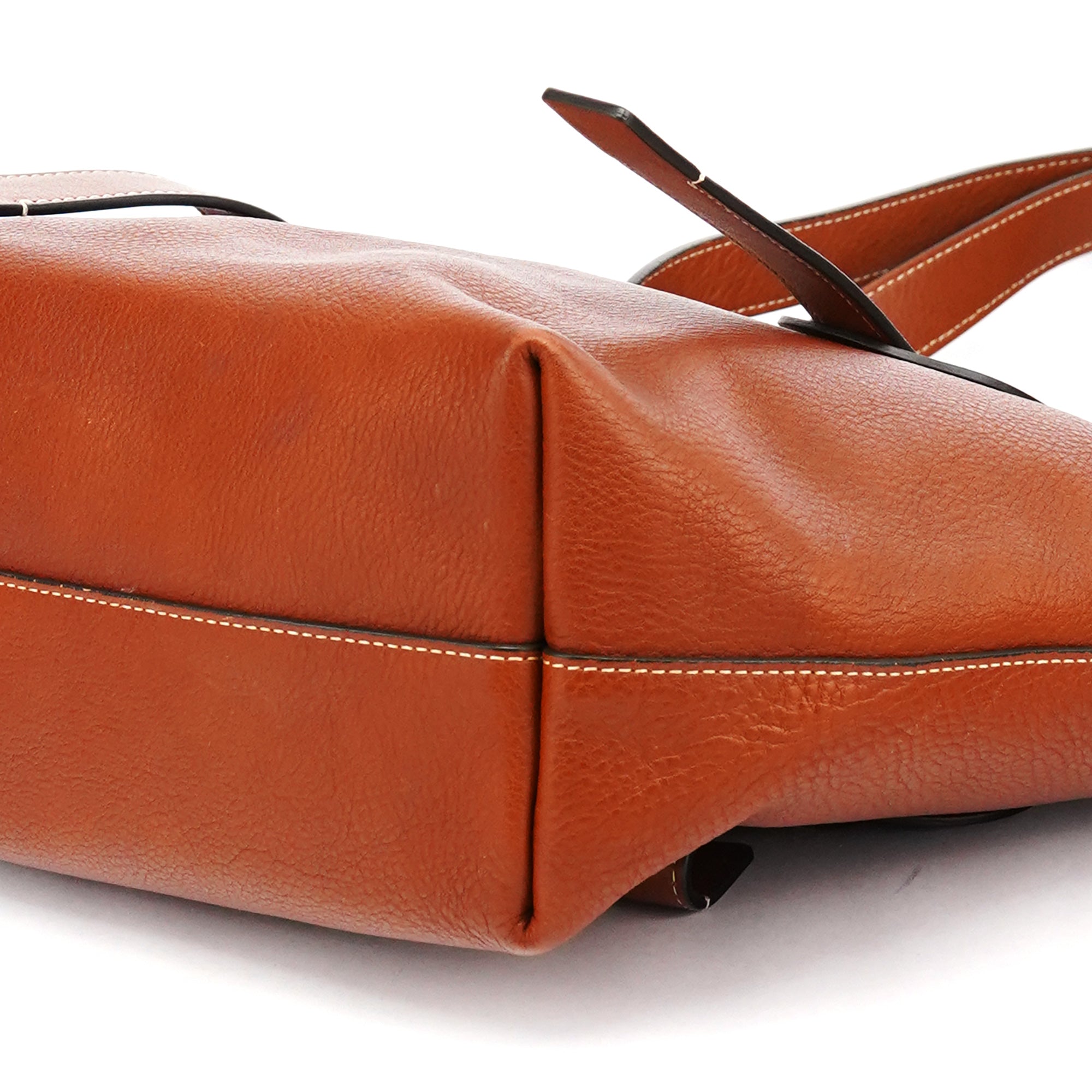Brown Leather Darryl Tote Bag