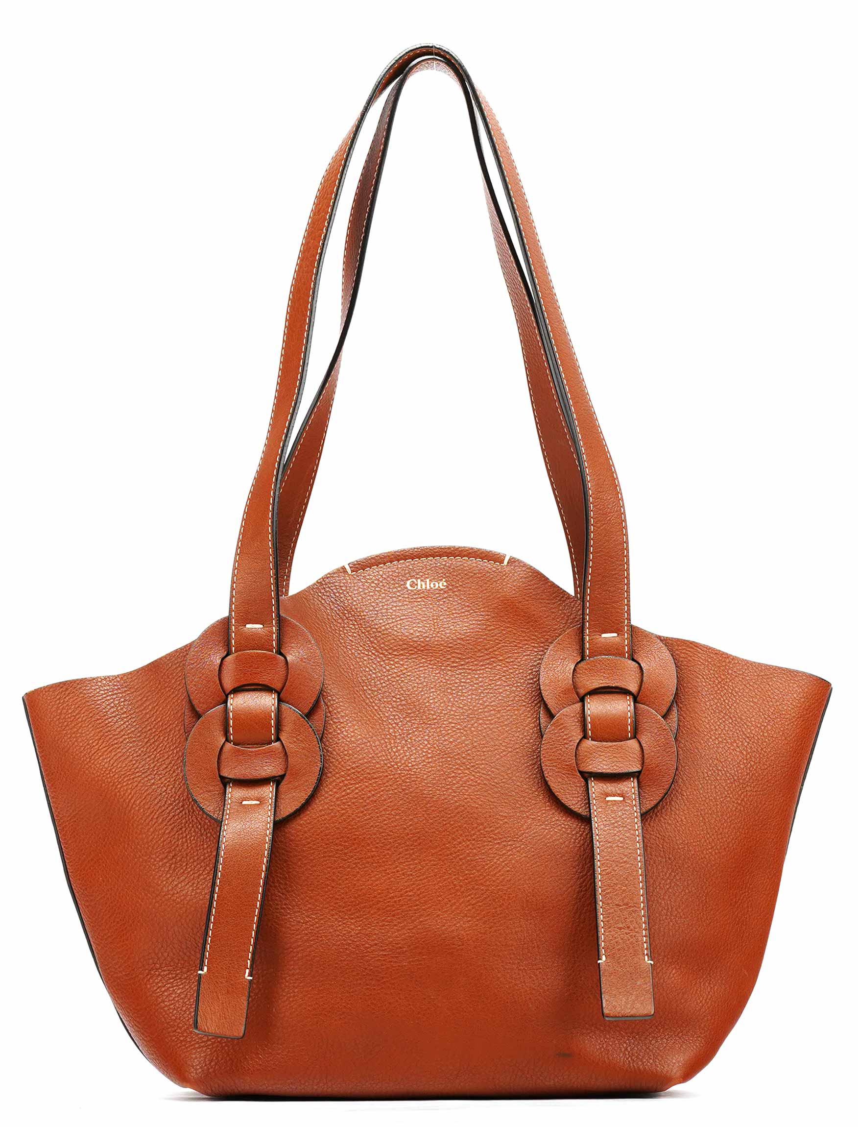 Brown Leather Darryl Tote Bag
