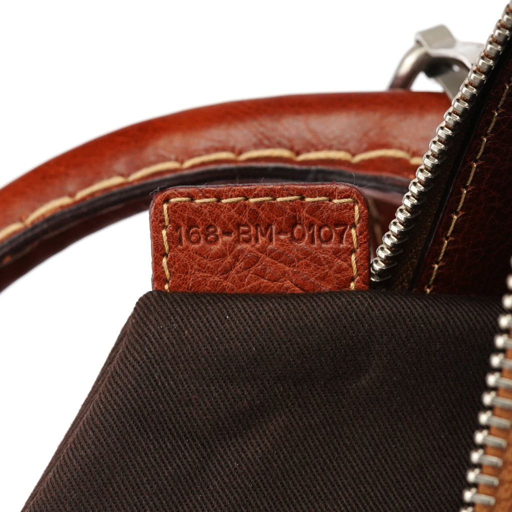 Brown Leather Edith 2-Way Tote Bag