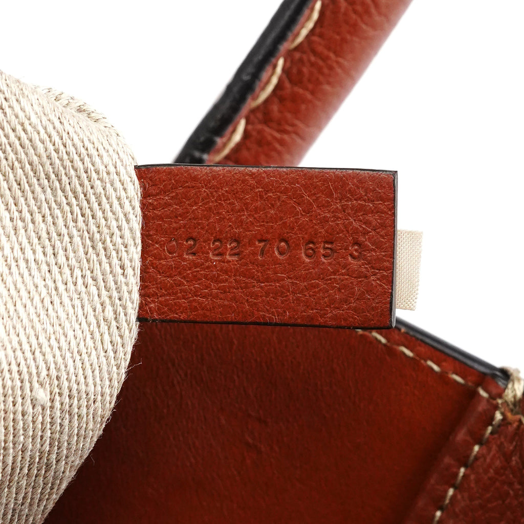 Brown Leather Edith Tote Bag