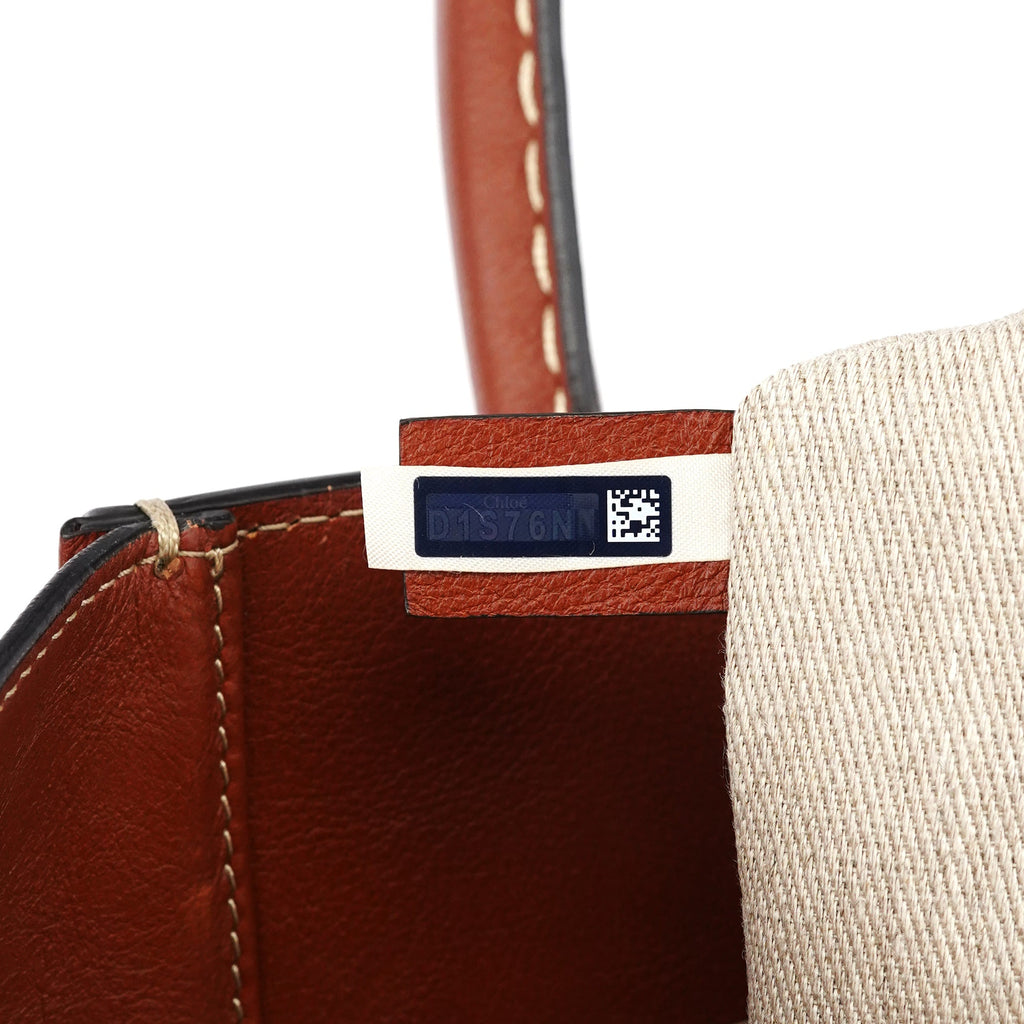 Brown Leather Edith Tote Bag
