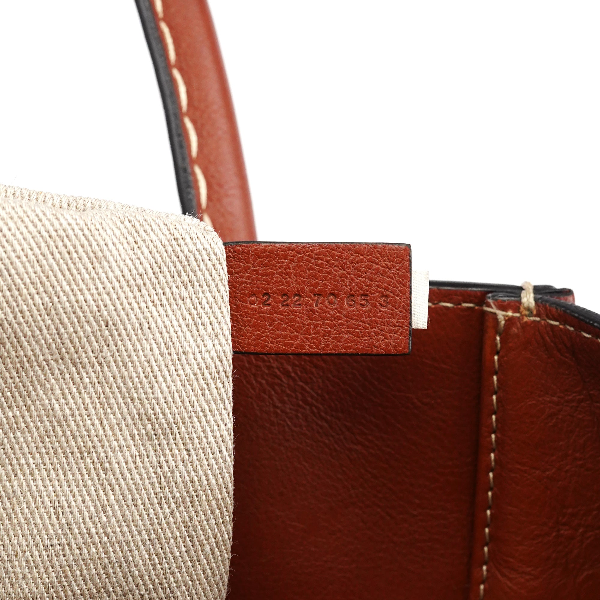 Brown Leather Edith Tote Bag