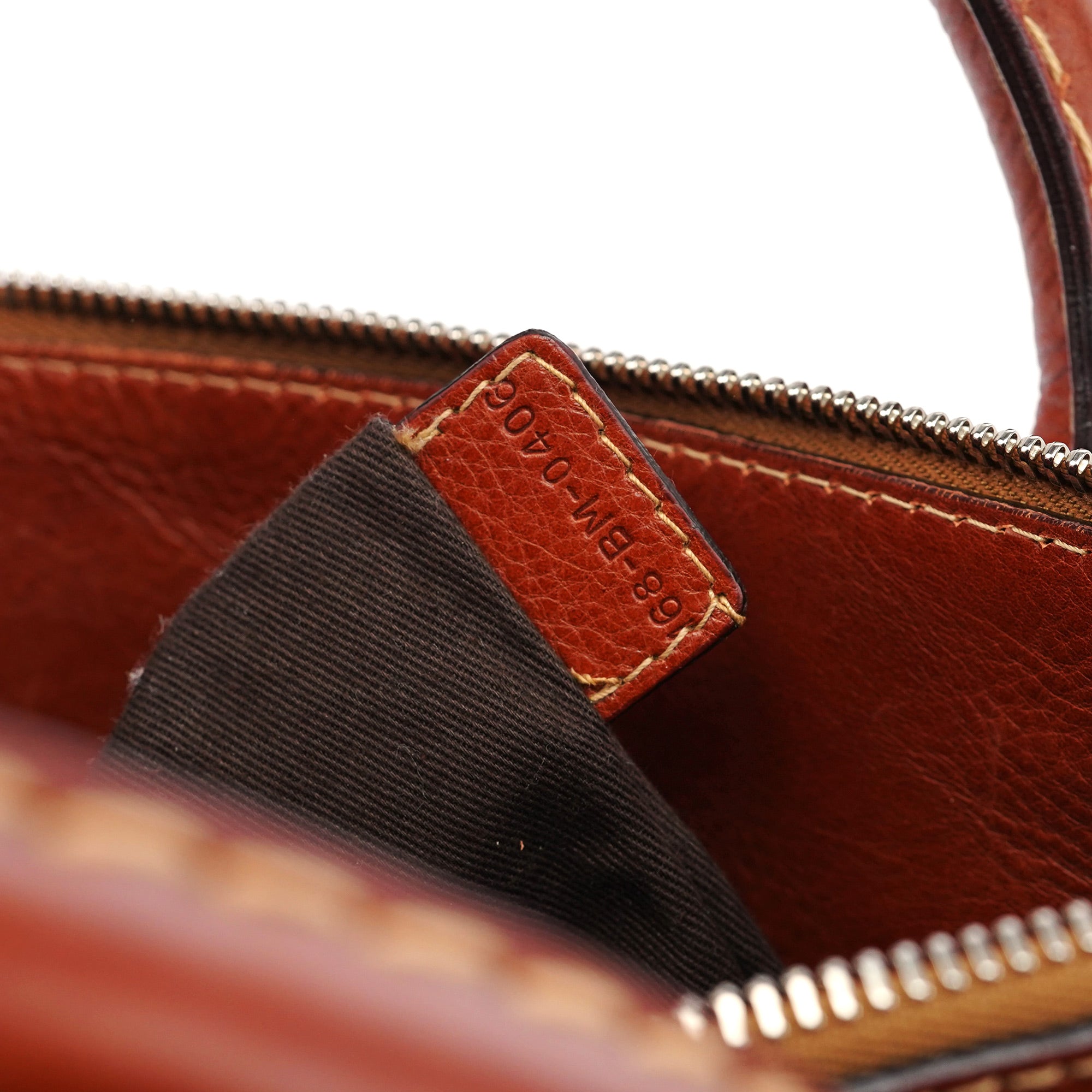 Brown Leather Edith Tote Bag